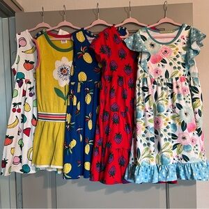 HUGE BUNDLE 10 Summer Dresses inc Hanna Andersson, Mini Boden, Hannah Kate